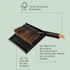 cleangang Hand Brush and Dustpan Beech Wood Black 30cm x