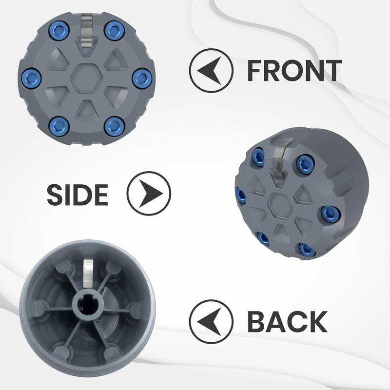 2nd Gen Tacoma Accessories AC Knob Upgrade - 2005,2006,2007,2008,2009,2010,2011,2012,2013,2014,2015 Tacoma