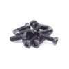 Black Oxide Star Drive Weaver Oval Head Gun Screws -