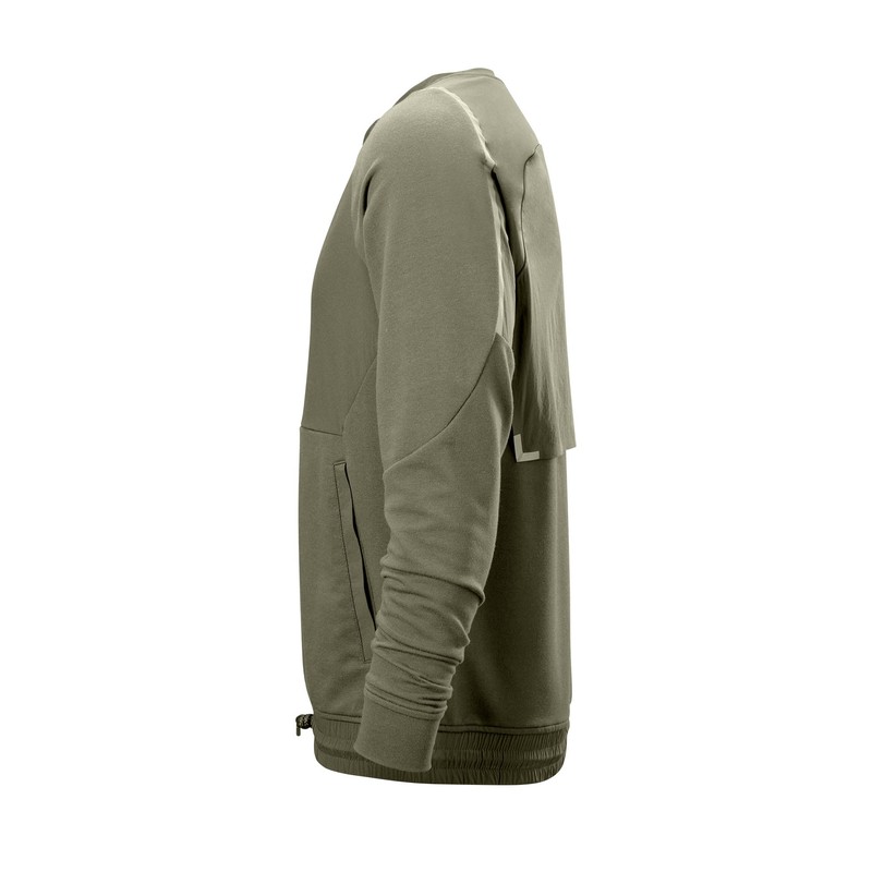 EvoShield Men's Hybrid Woven Pullover, Olive, X-Large