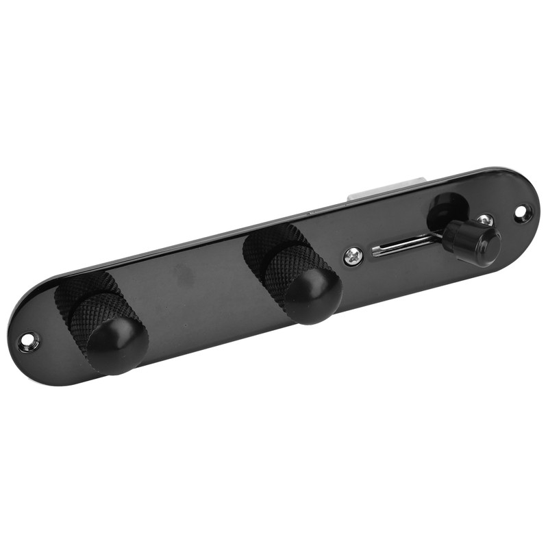 Electric Guitar Control Plate Switch Black Metal Prewired Wiring Harness