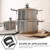 Kichvoe 2Pcs Pot Side Handles Replacement: Universal Pan HandlesHeat-Resistant Double-Hole