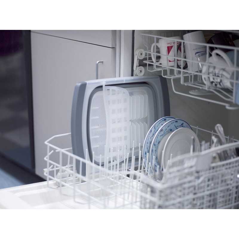 PrepWorks Collapsible Dish Drainer - Space-Saving, Expandable Dish Rack for