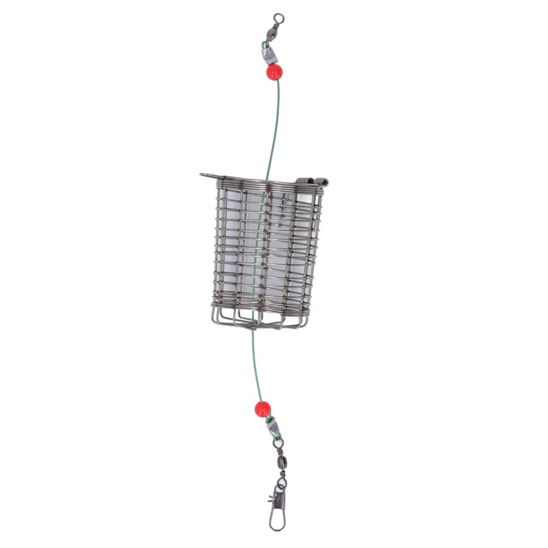 Fishing Bait Cage Basket, Stainless Steel Compact Fishing Lure Cage
