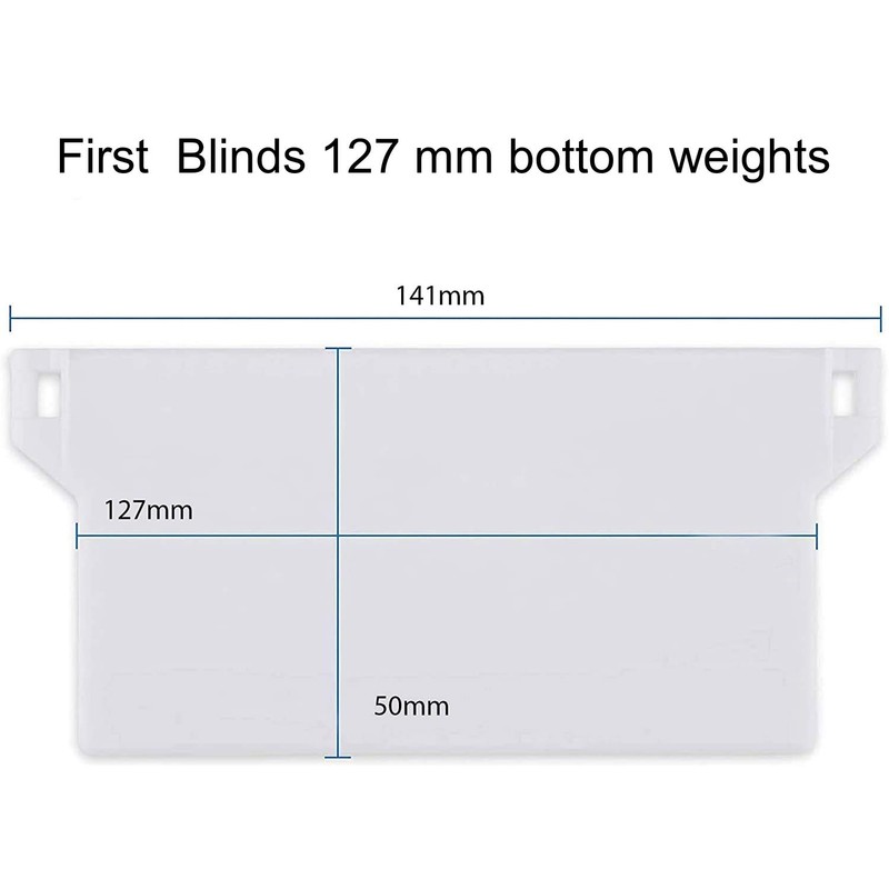 First blinds Vertical Blind Spare Parts -20 Bottom Weights 127mm