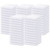 Oakias 100% Cotton Wash Cloths 60 Pack White - 12
