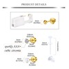 AVYRING Ear Piercing Gun Kit - 2 Pcs Gold Self