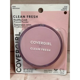 COVERGIRL Lot of 2-CoverGirl Clean Fresh Healthy Look Pressed Powder 220 DEEP
