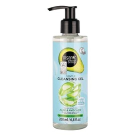 Gel de Limpieza Facial Orgánico Hidratante de Aguacate y Aloe, 200 ml, Organic Shop