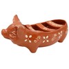 Ceramica Edgar Picas Traditional Portuguese Clay Terracotta Happy Pig Sausage