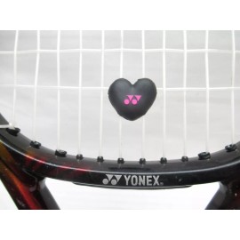 YONEX **NEW** YONEX "BLACK / PINK HEART" VIBRATION DAMPENERS FOR TENNIS RACQUETS