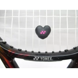 YONEX **NEW** YONEX "BLACK / PINK HEART" VIBRATION DAMPENERS FOR TENNIS RACQUETS