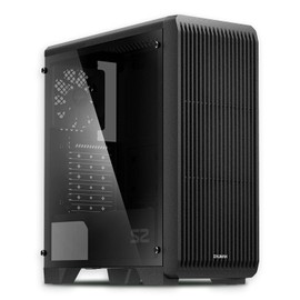 Zalman S2 TG ATX Mid-Tower PC Case, 3 x Pre-Installed 120mm Zalman Quiet Fans (Support up to 8 Fans), High Airflow Mesh Front Panel, Full Tempered Glass Side Panel, Support GPUs up to 330mm, USB 3.0
