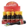 KFMX 12 Confetti Popper Cañon Botella Mini Champagne Fiesta Brind