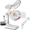 Gynnx Magnifying Glass with Light and Clamp,10X Lighted Magnifying Glass