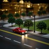 20 PCS Model Trees Miniature Trees for Crafts Train Scenery