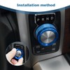 PDKLIN for Durango Gear Shift Knob Cover Trim Ring for