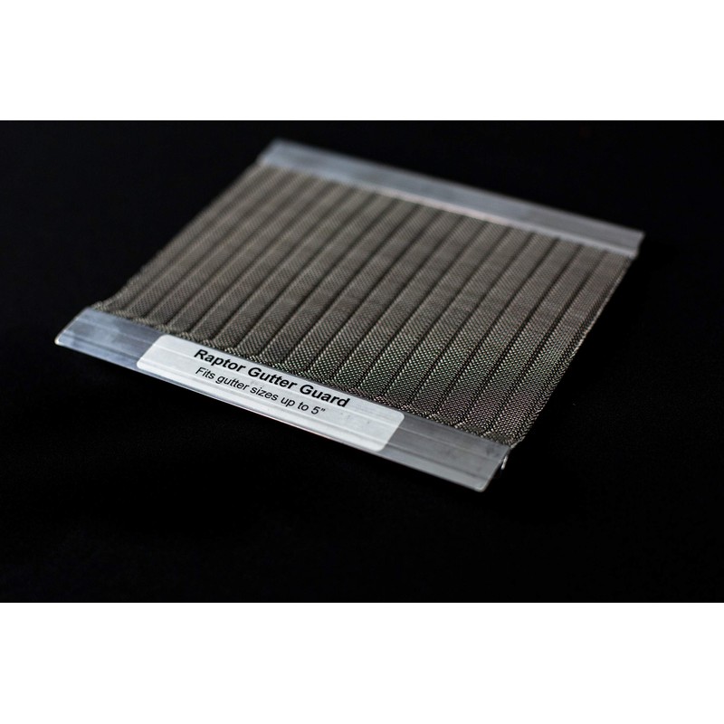RAPTOR GUTTER GUARD – Contractor Grade Stainless Steel Micro-Mesh Gutter
