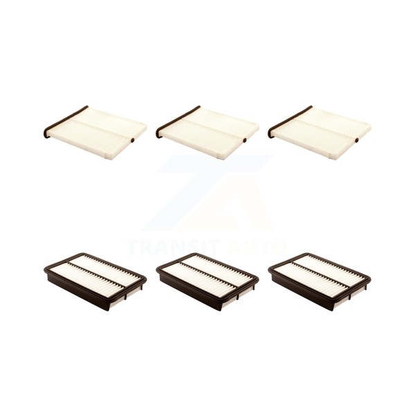 PUR 3x Air + 3x Cabin Filter (6 Total) Kit