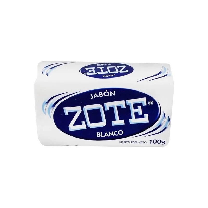 Jabón Lavandería Barra Zote Blanco 100g
