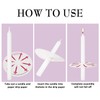 100 - Pack White Church Service Candles with 3 -