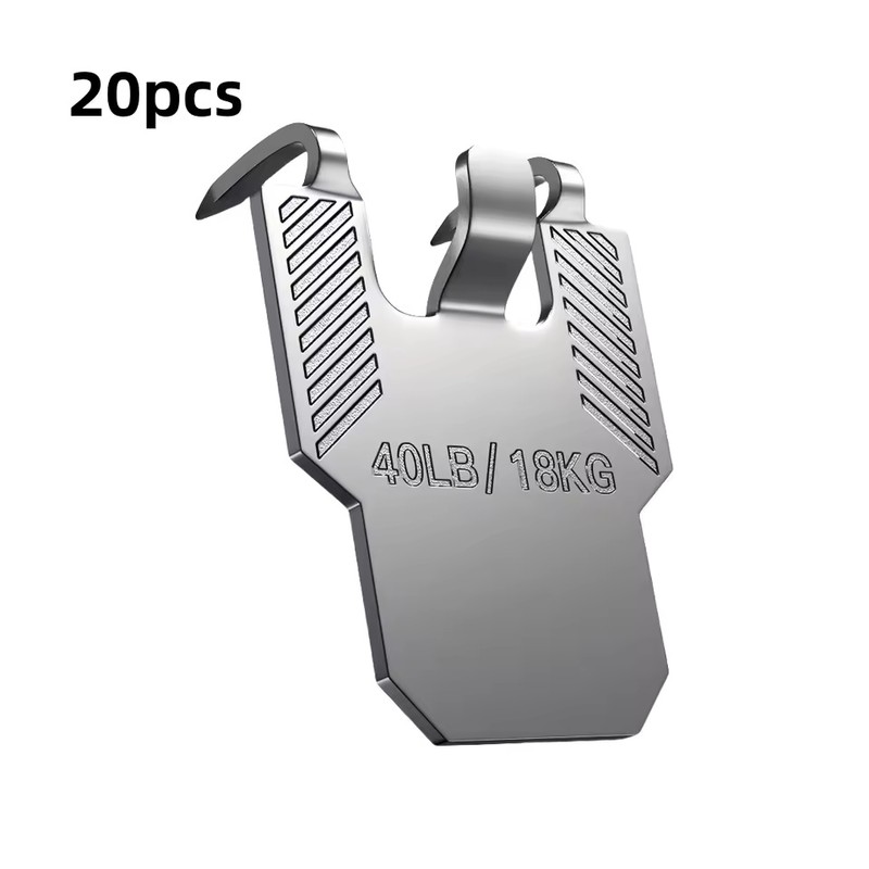 40 lb Claw Drywall Picture Hangers for Frames, Mirrors &