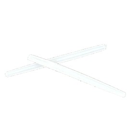 Rubber Silicon Anti-Slip Replacement Temple Ear Socks for Oakley OX5113 etc Eye Glasses Sunglasses Frames HTS001, Milky White - 1 Pair, 56mm