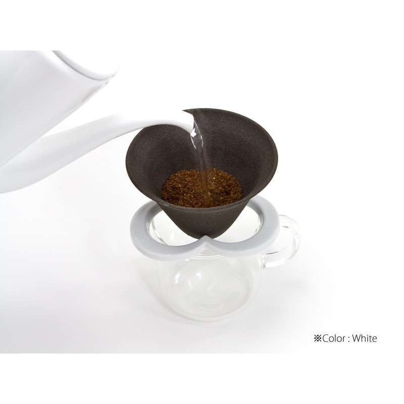 Caffe Hat Ceramic Coffee Filter/Dripper - No Need For Paper