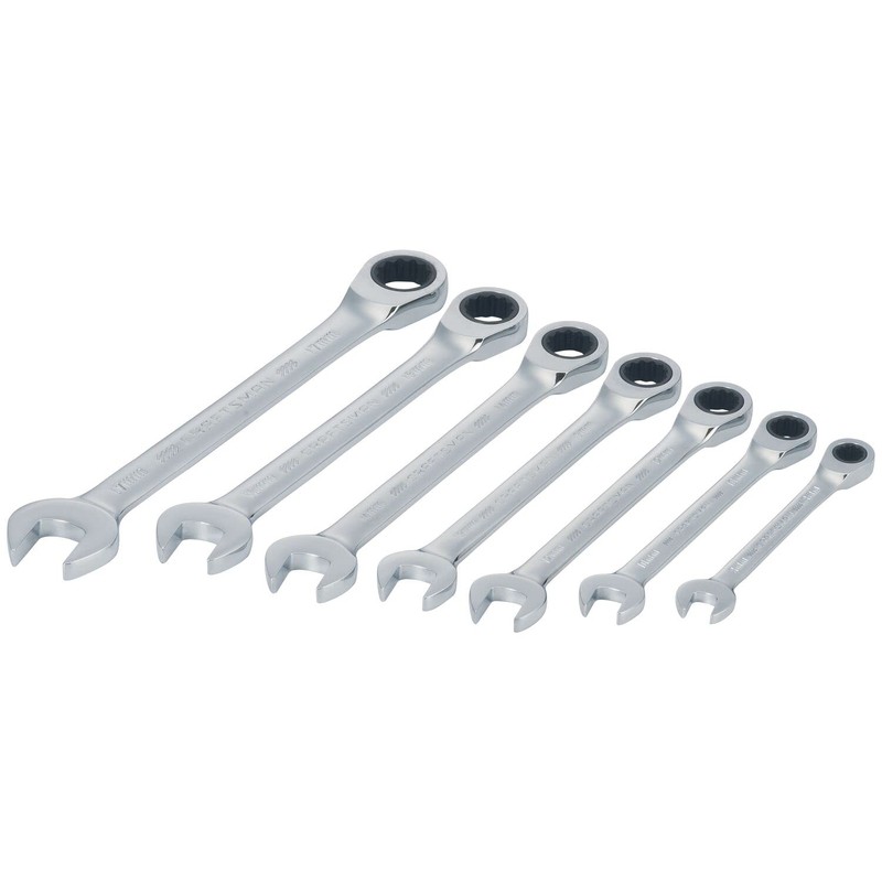 CRAFTSMAN Ratchet Wrench, 12 Point, 7-Piece Set (CMMT87019)