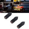 3 Pcs 3D Printer Nozzle M6 Hardened Steel Heat Resistant