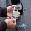 Britanium® SFE60 Professional Grade Padlock - Chrome Plated Steel with