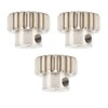 3PCS Metal Motor Gears with Set Screws M0.6 Module 3.175mm