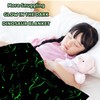 HSGLGNA Cuddly Blanket Children's Dinosaur Blanket Glow in the Dark,