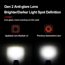 TOWILD CL2000 Bike Lights for Night Riding,2000LM Super Bright Rechageable Bicycle Headlight,IPX6 Waterproof Bike Front Light for Mountain Road Cycling Commuting