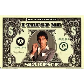 Scarface $ Bill - Poster (36 x 24)