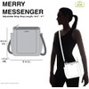 CHALA Merry Messenger RFID Protected Women Faux Leather Shoulder Purse