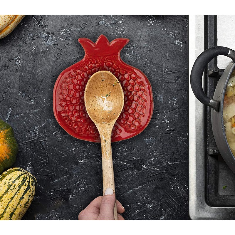Spoon Rest 2 Pcs Spoon Holder For Stove Top Ceramic
