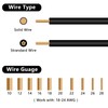 50PCS Pluggable LED Wire Connectors, 2 Pin 2 Way Universal