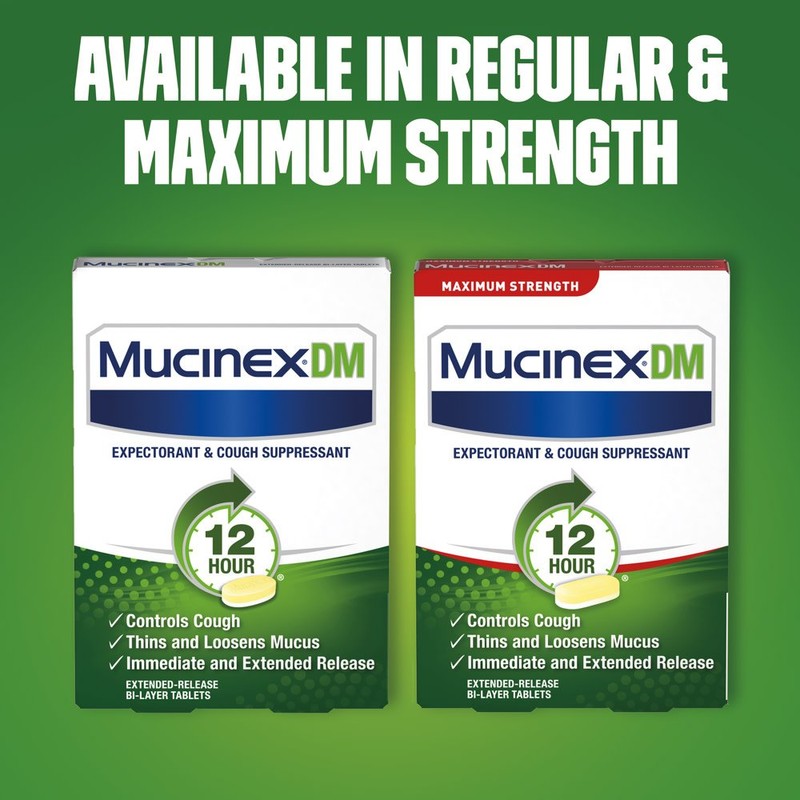 Mucinex DM 12 Hr Max Strength Expectorant & Cough Suppressant