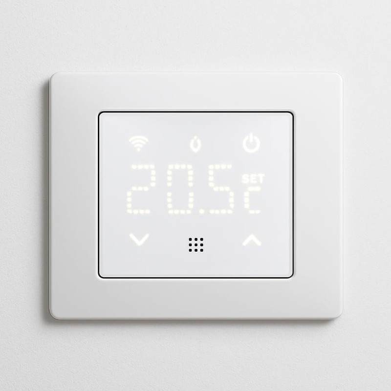 IXTRIMA Flush Mount Thermostat Programmable Module 2P 240V Touch Display
