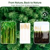 FEHHTO Napkin and Bamboo Cutlery Set, Compostable Utensils Disposable Cutlery