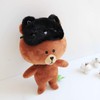 Shinywear 2 Pcs Cute Sleepping Eyemask Black Cat & White