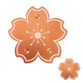 Bird Bath Copper Disk, 99.99% Pure Copper Cleaning Disk with Triple-Point Support for Physical Safe Clean Water All-Season, Universal Fit for Outdoor Birdbaths, Bowl