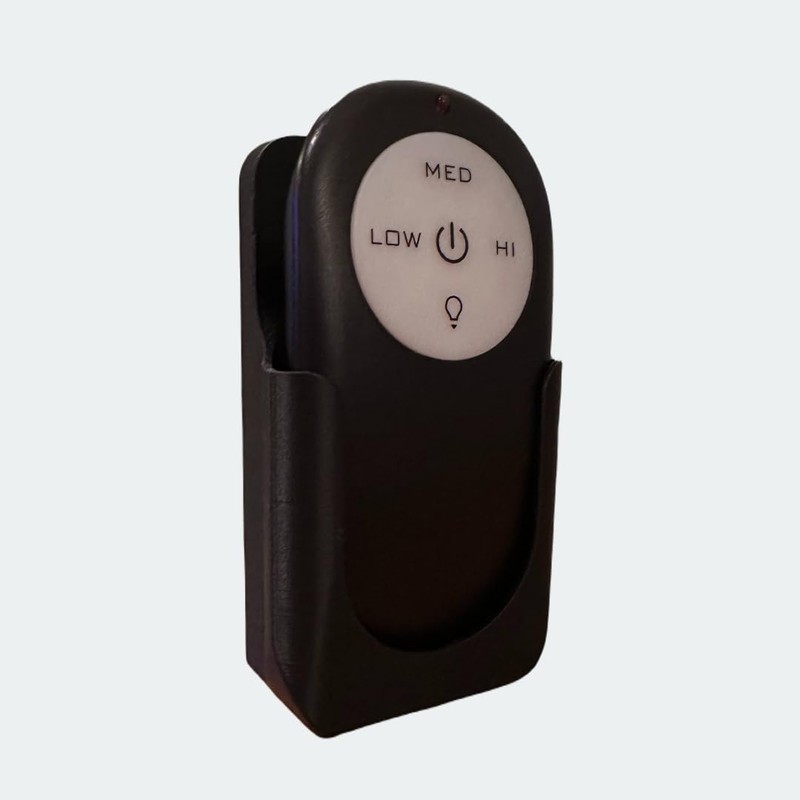 Wall Mount Remote Holder for Home Decorators Merwry Fan, Black,