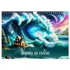 Vagues en colère (Calendrier mural 2026 DIN A4 horizontal), CALVENDO