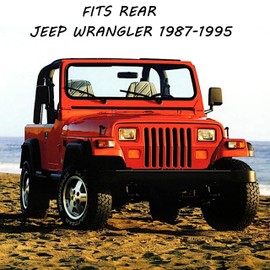 Par de bujes de barra de carril para Jeep Wrangler delantero o trasero 1987-1995