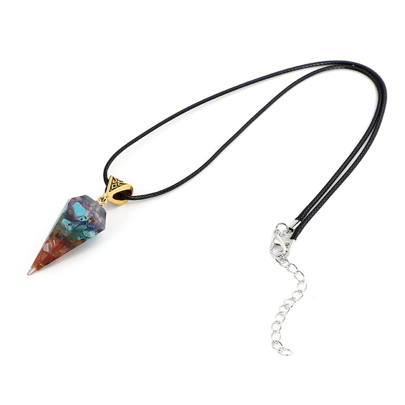 BIRLD Orgonite Natural Stone Necklace, Healing, Purification, Power Stone, Love