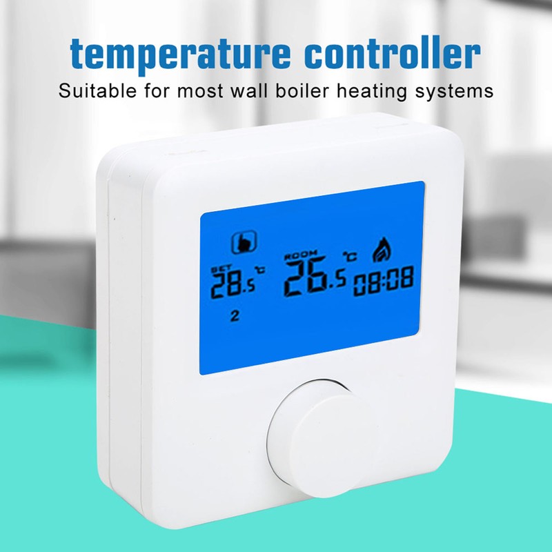 HYO6BW Digital LCD Display Heating Programmable Thermostat Temperature Controller
