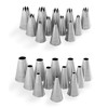 Tredoni 12 Set Icing Nozzles 4-15mm Smooth Piping Nozzles Professional