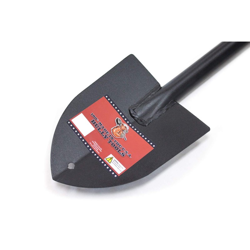 Bully Tools 14-Gauge Round Point Trunk Shovel w/Poly D-Grip Handle